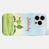 ゴルファー向け カスタムiPhone 14 Pro Maxケース iPhoneケース (裏面横)