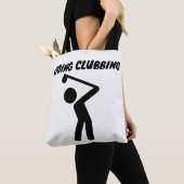 ゴルファー女子ゴルフトート トートバッグ (クローズアップ)