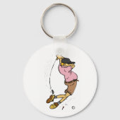 ゴルファー恋しく思のボール キーホルダー (正面)