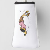 ゴルファー恋しく思のボール ゴルフヘッドカバー (回転90)