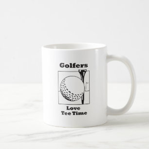 ゴルファー愛ティーの時間 コーヒーマグカップ