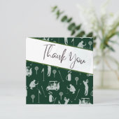 ゴルファー感謝していが心から素晴らし感じた サンキューカード (スタンド正面)