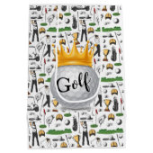 ゴルファー抱き枕 ミディアムペーパーバッグ (裏面)