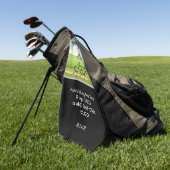 ゴルファー招待されました用ゴルフパーティの招待状 ゴルフタオル (グリーン)