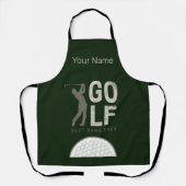 ゴルファー最高のとコーチのためのゴルフスポーツゲーム エプロン (正面)
