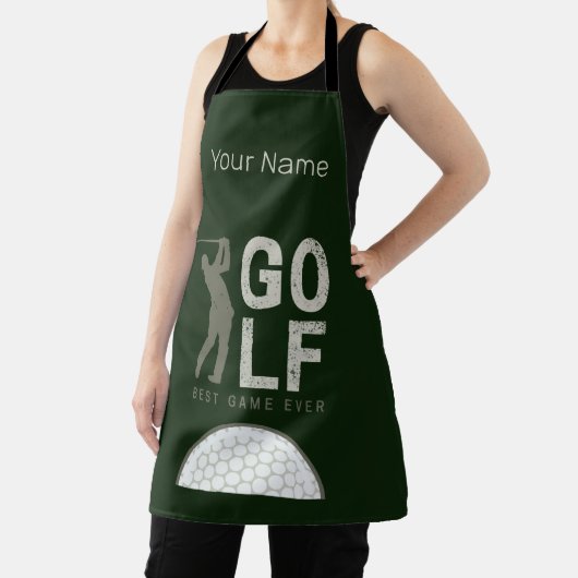 ゴルファー最高のとコーチのためのゴルフスポーツゲーム エプロン (インサイチュ)
