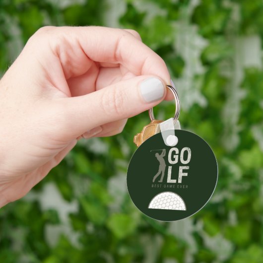 ゴルファー最高のとコーチのためのゴルフスポーツゲーム キーホルダー (手)