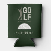 ゴルファー最高のとコーチのためのゴルフスポーツゲーム 缶クーラー (正面)