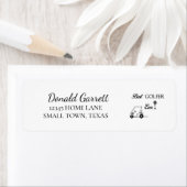 ゴルファー最高のゴルフカート ラベル (インサイチュ)