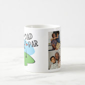 ゴルファー最高のパパバイパーゴルフPun写真 コーヒーマグカップ (中央)