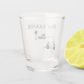ゴルファー最高のー ショットグラス (裏面)