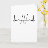 ゴルファー母のためのゴルフのハートビートゴルフギフトパパ カード (黄色い花)