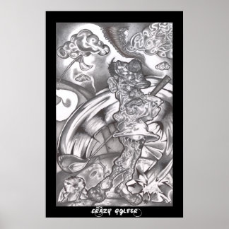 ゴルファー熱狂する ポスター