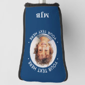 ゴルファー独自のモノグラムをパーソナライズされた作成 ゴルフヘッドカバー (回転90)