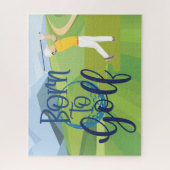 ゴルファー生まれからゴルフ ジグソーパズル (縦)