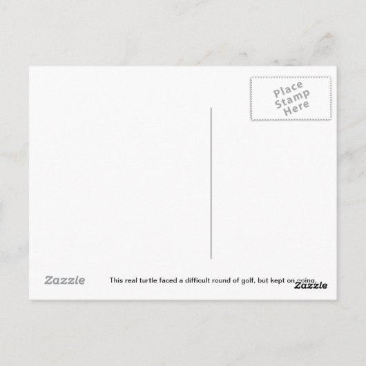 ゴルファー用はがき ポストカード (裏面)
