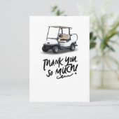 ゴルファー用ゴルフカートサンキューカード サンキューカード (スタンド正面)