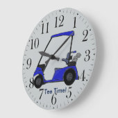 ゴルファー用ゴルフカート ラージ壁時計 (傾斜)