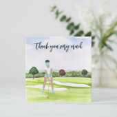 ゴルファー用ゴルフサンキューカード サンキューカード (スタンド正面)