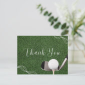 ゴルファー用ゴルフサンキューカード ポストカード (スタンド正面)