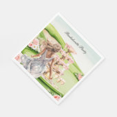 ゴルファー用ゴルフバチェロレッテ スタンダードランチョンナプキン (角)