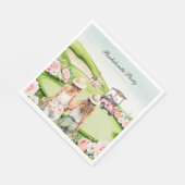 ゴルファー用ゴルフバチェロレッテ スタンダードランチョンナプキン (角)