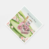 ゴルファー用ゴルフバチェロレッテ スタンダードランチョンナプキン (角)