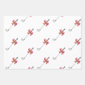 ゴルファー用ゴルフボールカートアイロン ラッピングペーパーシート (正面3)