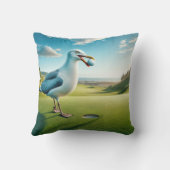 ゴルファー用ゴルフボール付きカモメ クッション (裏面)