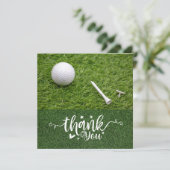 ゴルファー用ゴルフボール付きゴルフサンキューカード サンキューカード (スタンド正面)