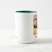 ゴルファー用ゴルフユーモア用マグカップ マグカップ (中央)