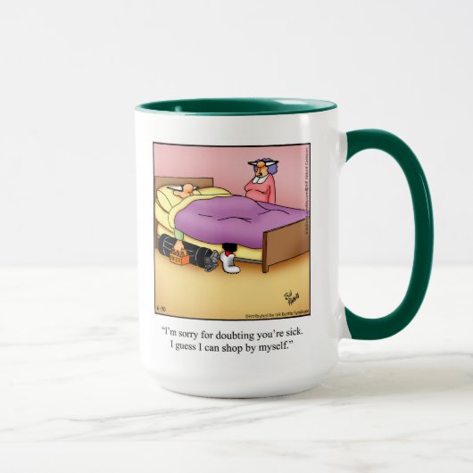 ゴルファー用ゴルフユーモア用マグカップ マグカップ (右)