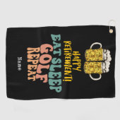 ゴルファー用ゴルフ用除きタオル ゴルフタオル (横)