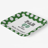 ゴルファー用ゴルフ第50誕生日 ペーパープレート (傾斜あり)