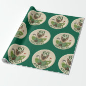 ゴルファー用ゴルフ第60誕生日 ラッピングペーパー (アンロールド)