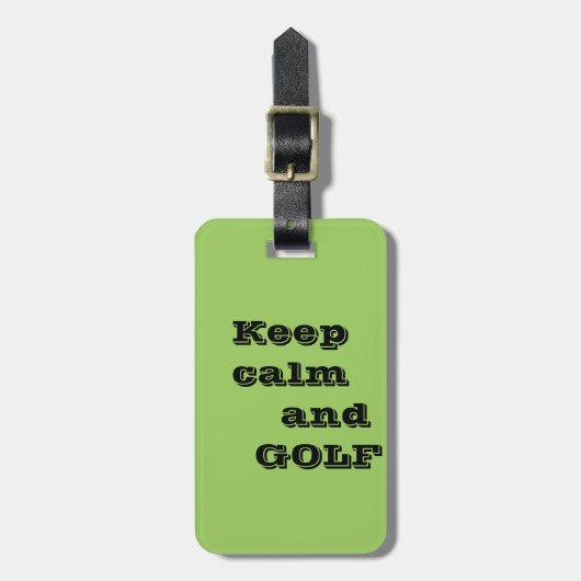 ゴルファー用ラゲッジタグ ラゲッジタグ (正面縦)