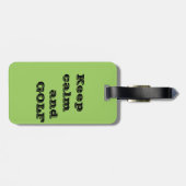 ゴルファー用ラゲッジタグ ラゲッジタグ (裏面横)