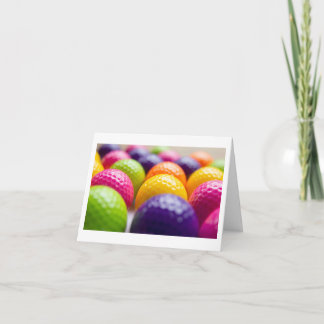 ゴルファー用挨拶カード カード