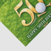 ゴルファー用数字入りゴルフ50歳の誕生日 薄葉紙 (詳細)