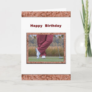 ゴルファー用誕生日カード カード