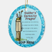 ゴルファー祈りの言葉ゴルフ セラミックオーナメント (左)
