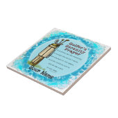 ゴルファー祈りの言葉 タイル (側面)