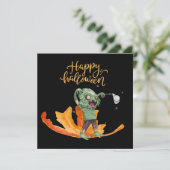 ゴルファー葉書のゴルフハロウィンデー カード (スタンド正面)