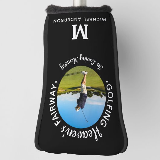 ゴルファー記念ゴルフ天国フェアウェイ1枚の写真 ゴルフヘッドカバー (回転90)