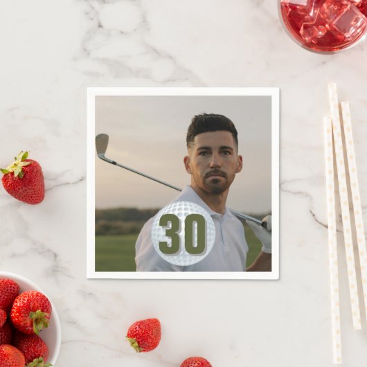 ゴルファー誕生祝い スタンダードカクテルナプキン (インサイチュ)