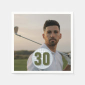 ゴルファー誕生祝い スタンダードカクテルナプキン (正面)