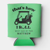 ゴルファー転がのパパ父の日は、そのようにすクールる 缶クーラー (正面)