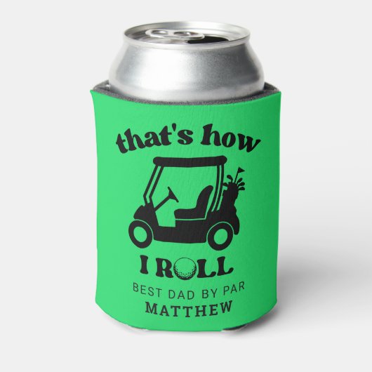 ゴルファー転がのパパ父の日は、そのようにすクールる 缶クーラー (缶裏面)