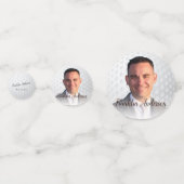ゴルファー退職したカップル母パパ2画像テンプレート コンフェッティ (正面)