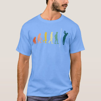 ゴルファー進化メンズホビーギフトゴルフ Tシャツ